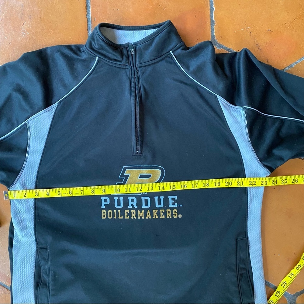 Purdue Boilermakers NCAA Sweatshirt 1/4 Zip Pullover Tailgate College Men Large - Picture 6 of 6